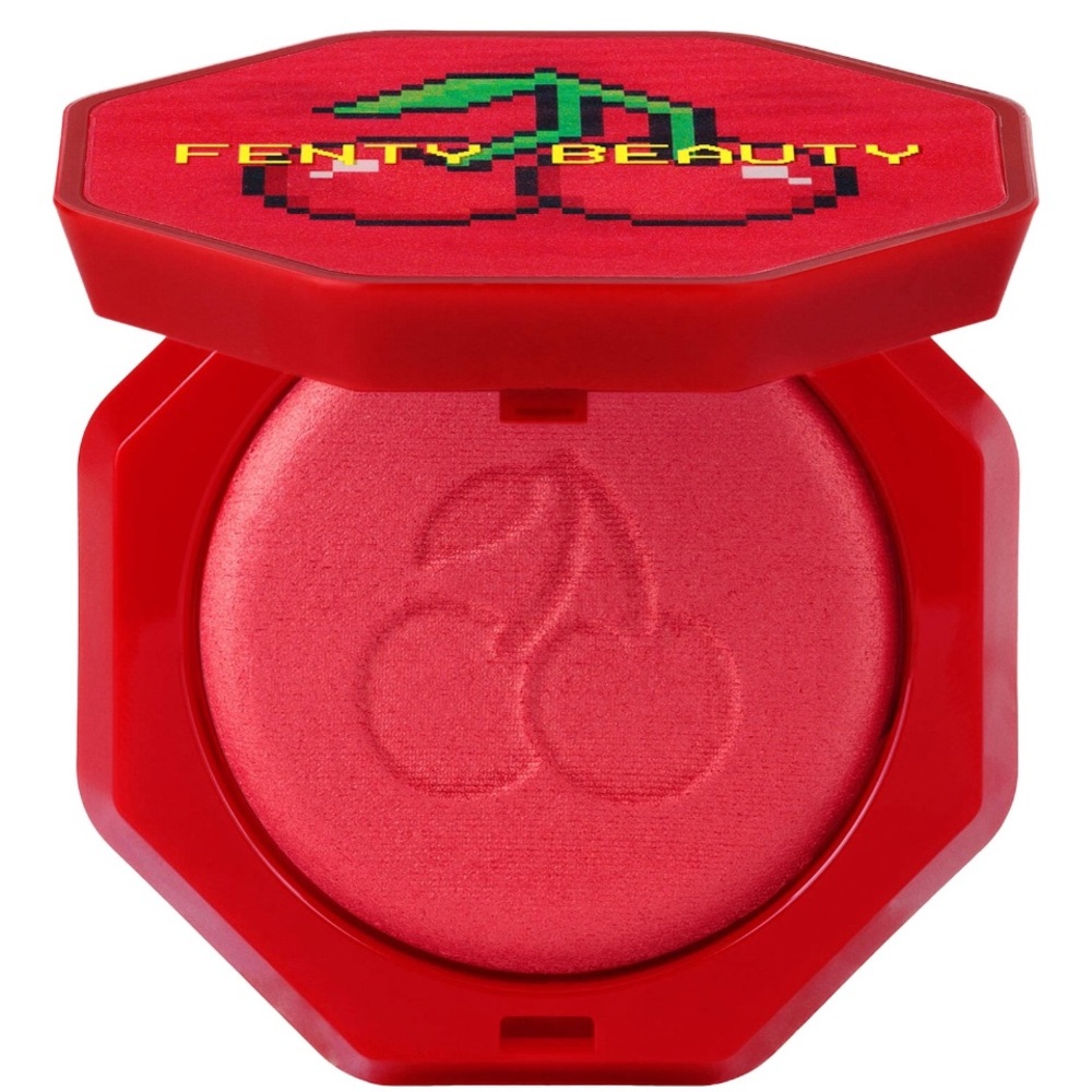2 Fenty HOT CHEEKS VELOUR BLUSHLIGHTERS - Cherry Pie’d & Cherry Pop NIB Lmt. Ed. - Picture 11 of 12
